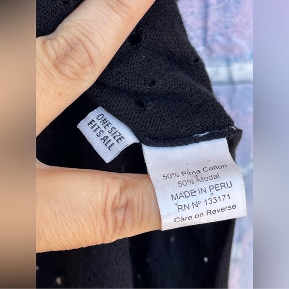 PLANET BY LAUREN G One Size Sweater Holey
Distressed Lightweight Pullover XL - Picture 8 of 8